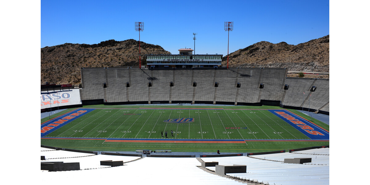 UTEP Outdoor Sun Bowl Stadium wall
