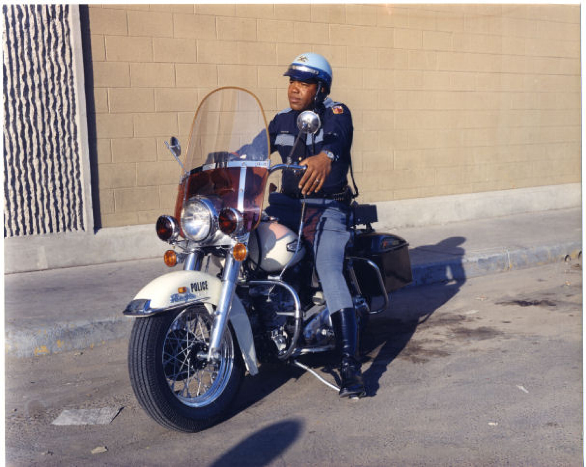 El Paso Police motorcycle officer -1970 - DIGIE
