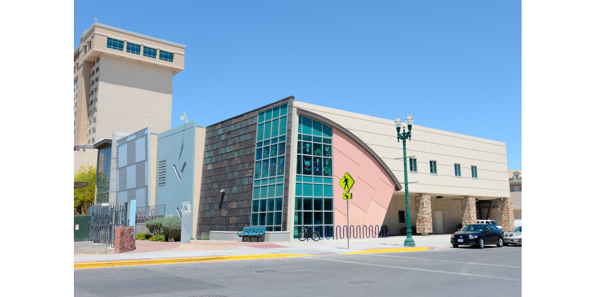 El Paso Public Library Main Branch wall