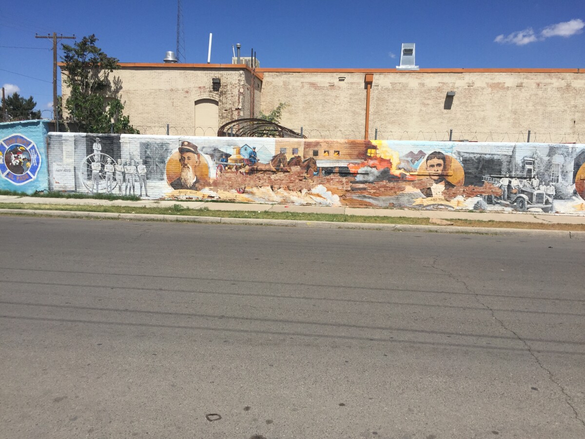 Mural for El Paso fire department