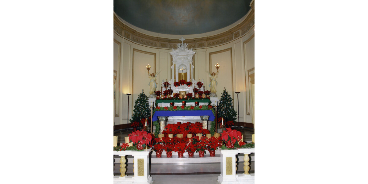 Loretto Academy Chapel, El Paso, TX, Christmas 2004 wall