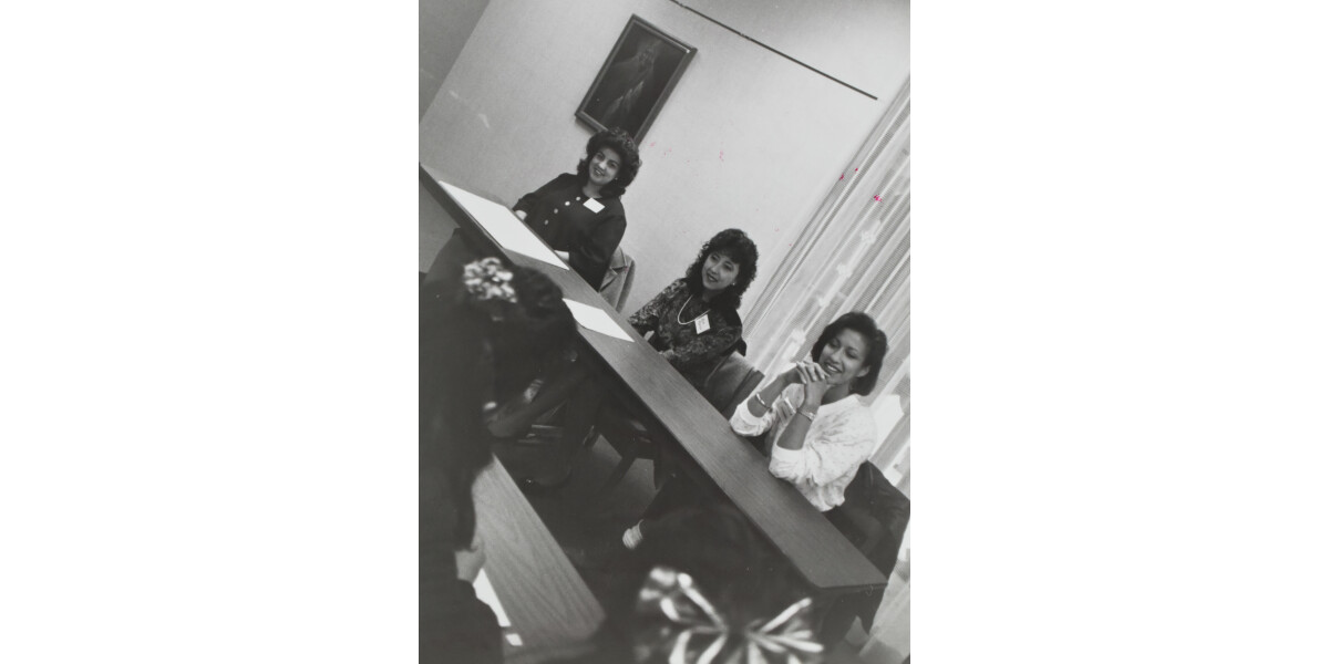 Yvonne Jimenez, Judge Sue Kurita, Sylvia Gomez 1994 wall