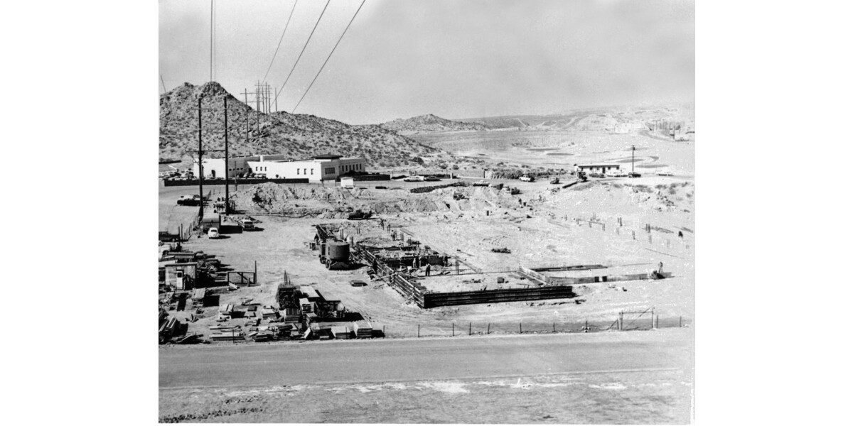 Memorial Gym, UTEP Beginnings 1960 wall