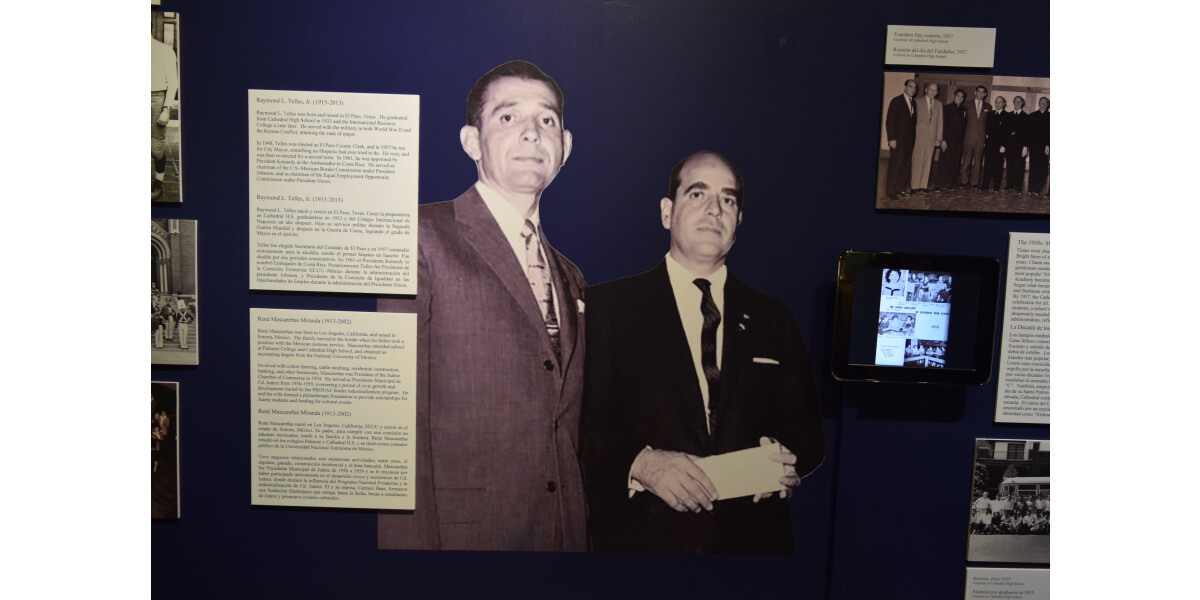 Raymond Telles and Rene Miranda wall