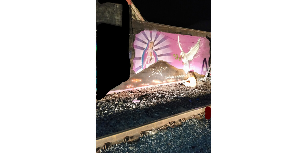 El Paso Strong. Lord, make us instruments of peace. wall