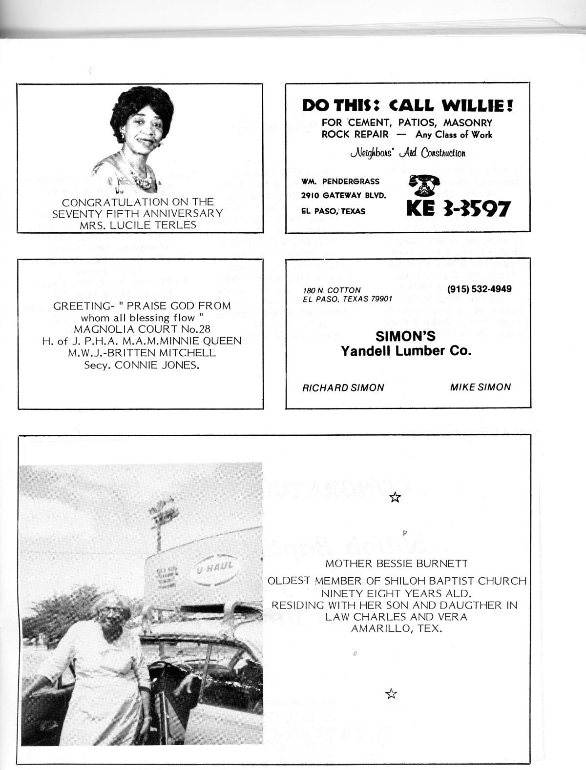 200 - Estine Davis Photo Collection